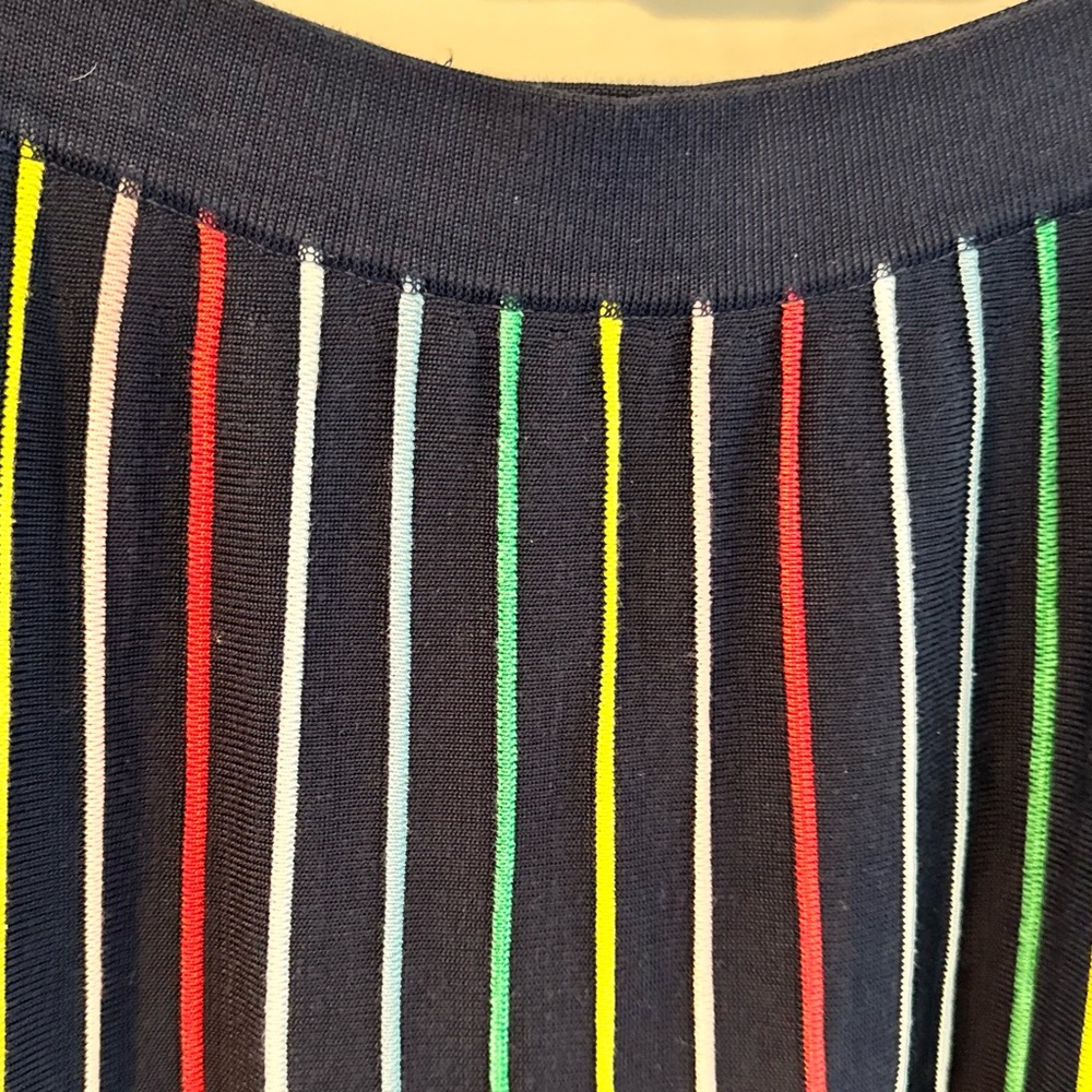 Pearl by Lela Rose Multi Color Knit Maxi Skirt | L - Picture 3 of 7